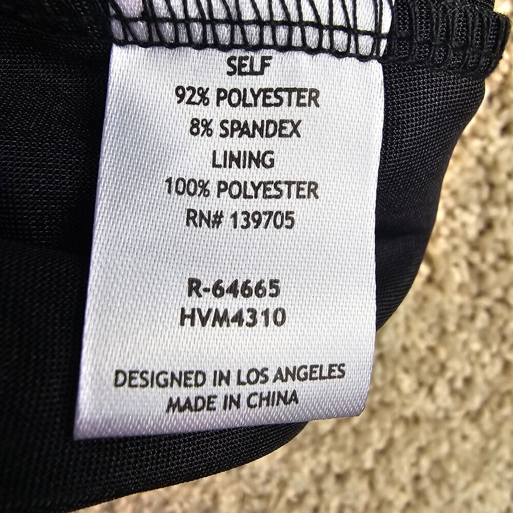 Emerald Sundae Black Satin Bodycon Mini Dress XXS NWT Party Cocktail - Picture 11 of 15